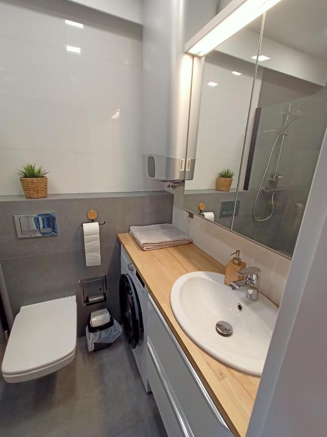 Apartament Z Balkonem Gliwice Mewy, Klimatyzacja Bagian luar foto