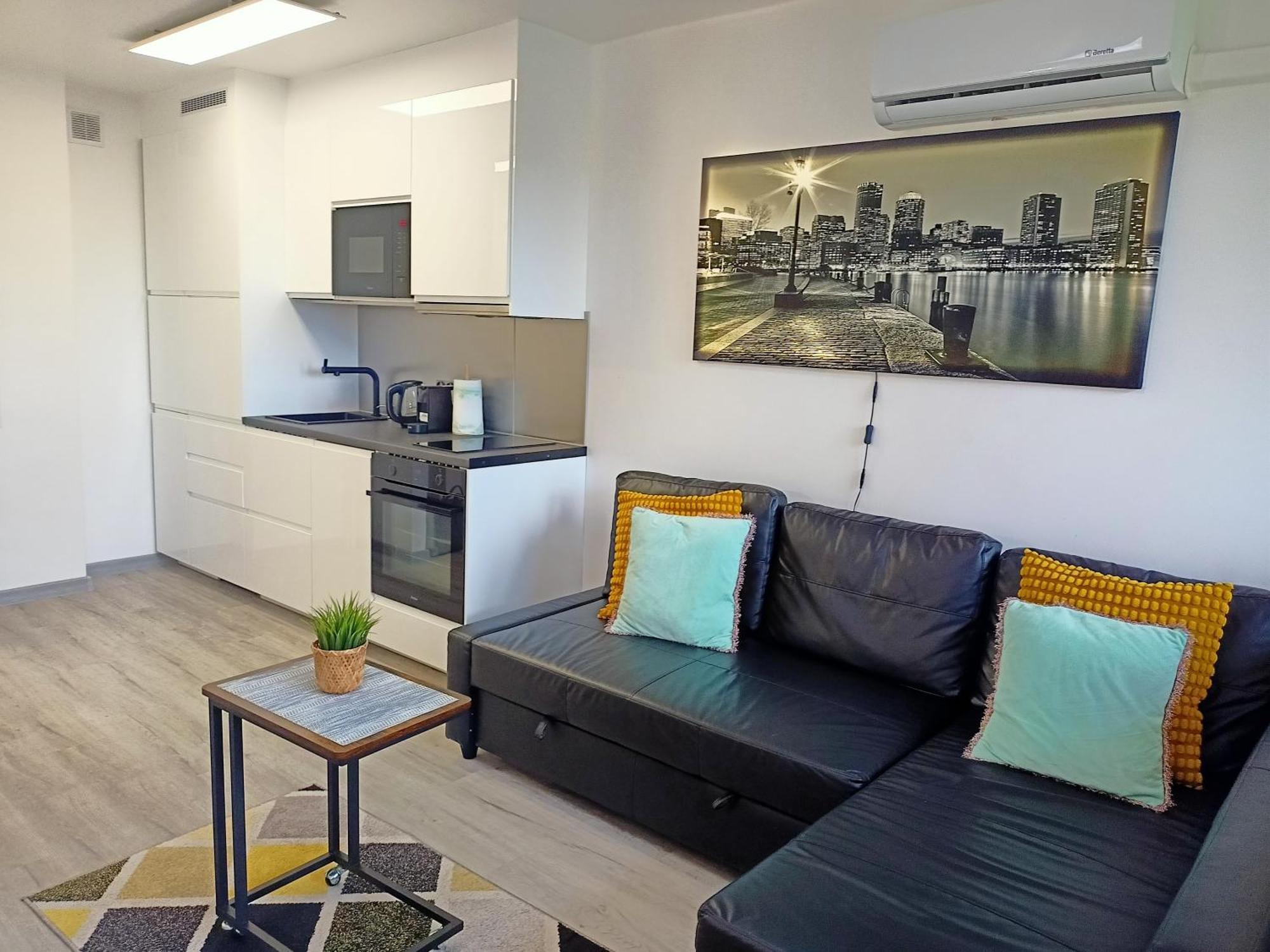 Apartament Z Balkonem Gliwice Mewy, Klimatyzacja Bagian luar foto
